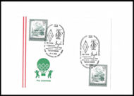 AUSTRIA - Tarjeta matasellos 50 Aniversario OVSV - 26 Abril 1986